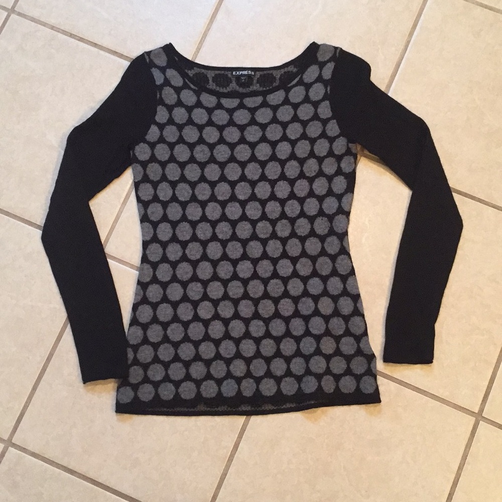 Express sweater with polka dots. Sz. S